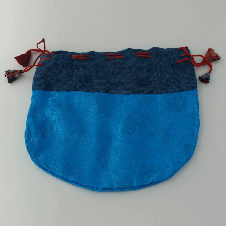 Tibetan Drawstring Pouch - Large - Set of 3