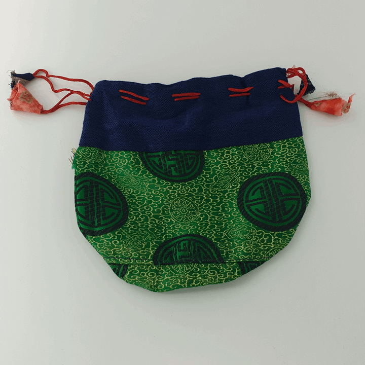 Tibetan Drawstring Pouch - Large - Set of 3