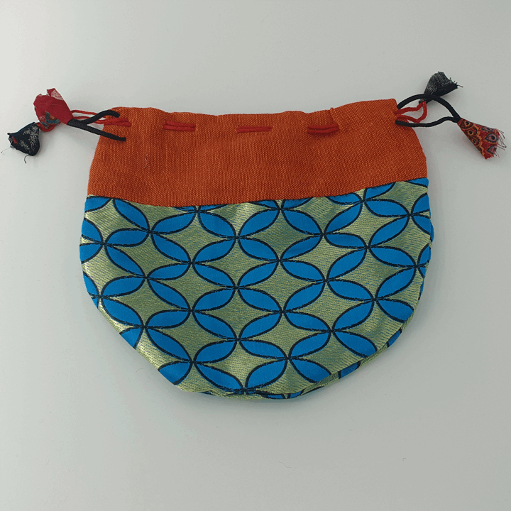 Tibetan Drawstring Pouch - Large - Set of 3