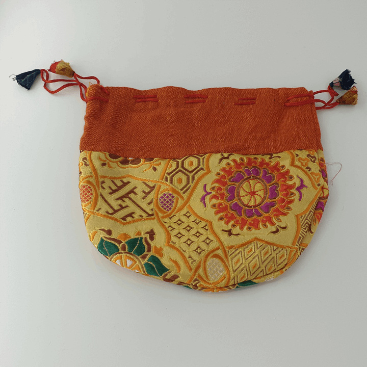 Tibetan Drawstring Pouch - Large - Set of 3