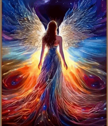 Beautiful Angel Canvas Print Poster (Medium)