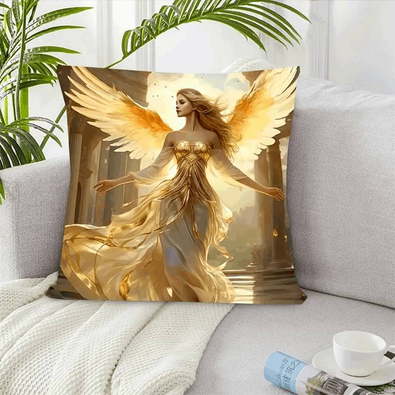 Gorgeous Angel Design Wings Cushion Cover