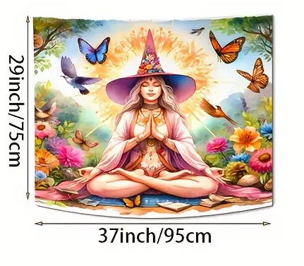 Enchanting Butterfly Fairy Tapestry