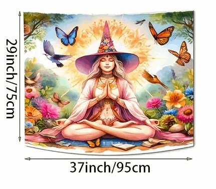 Enchanting Butterfly Fairy Tapestry