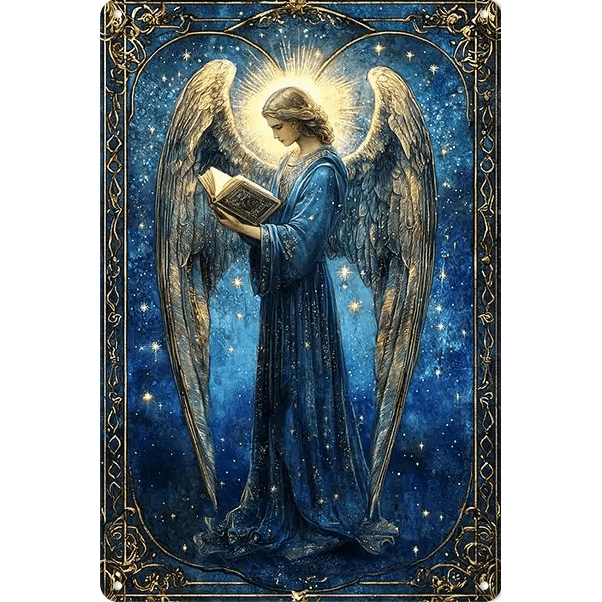 Archangel Uriel Metal Wall Art