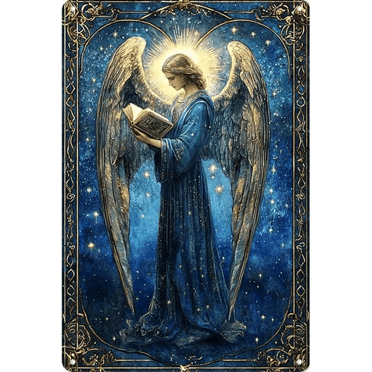 Archangel Uriel Metal Wall Art Sign