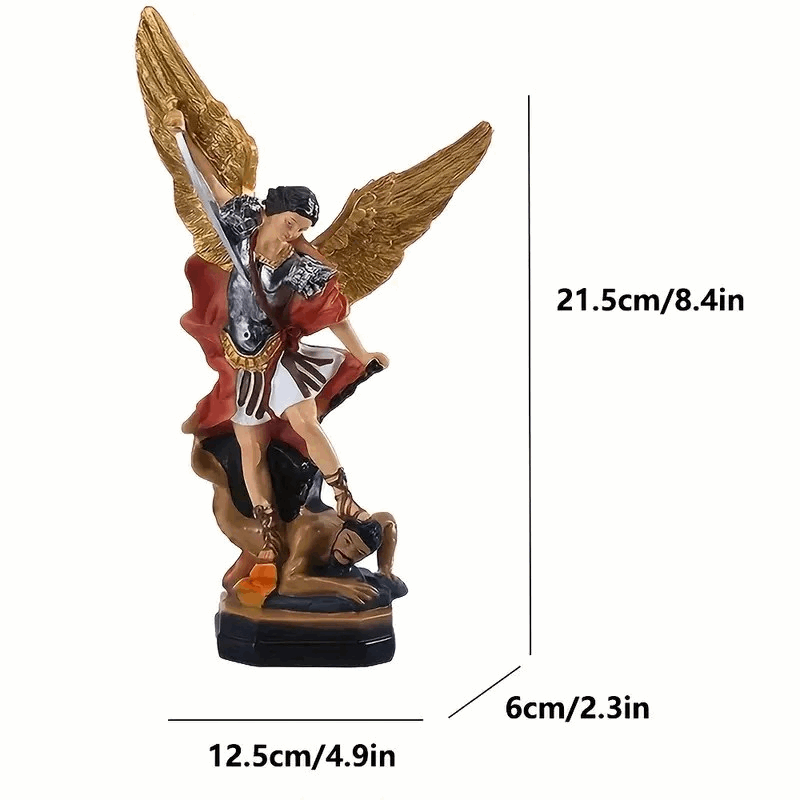 Archangel MICHAEL Painted with his Sword Angel (Small)