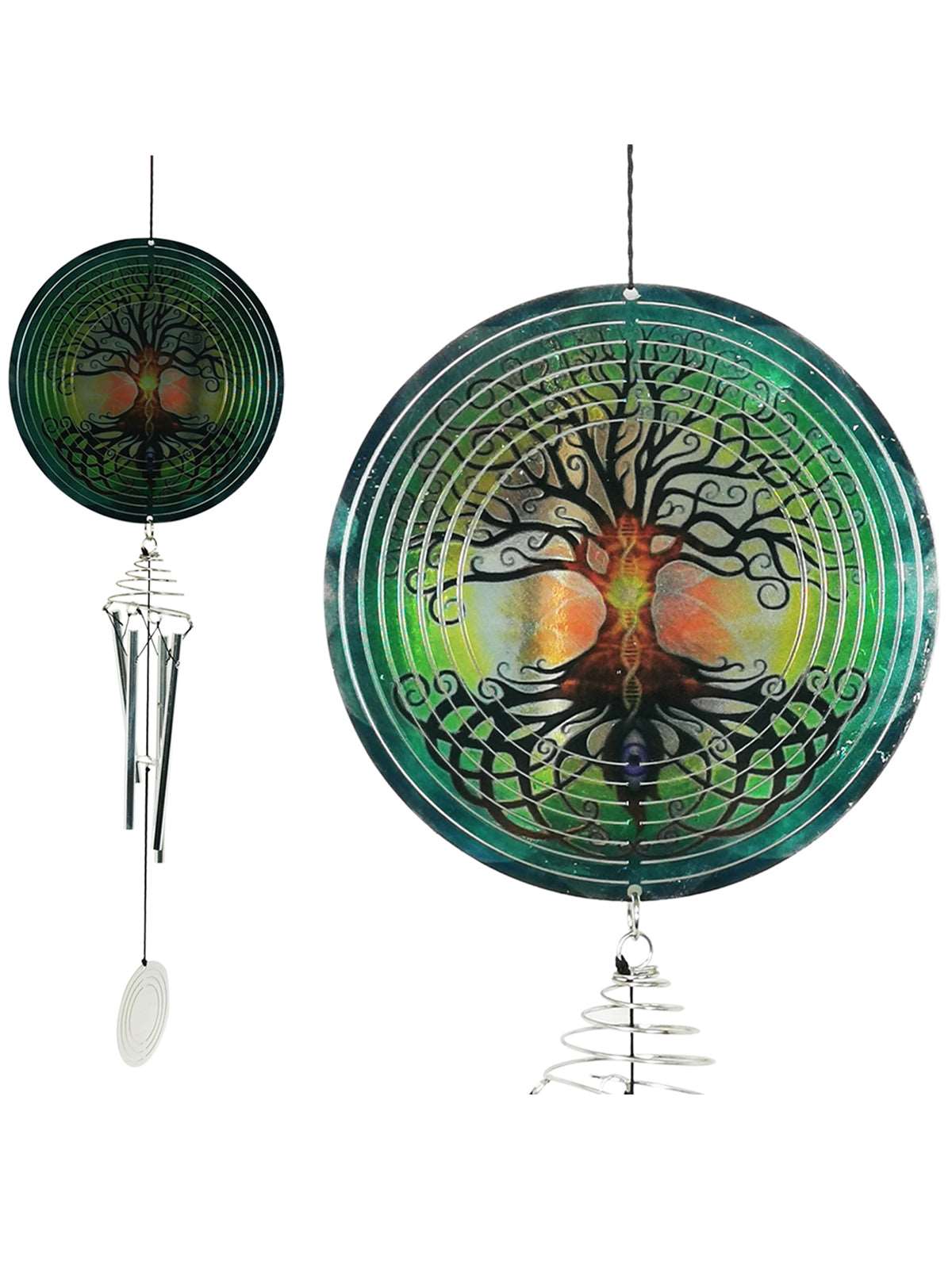 Tree of Life Rainbow Wind Spinner and Sun Catcher (Medium)