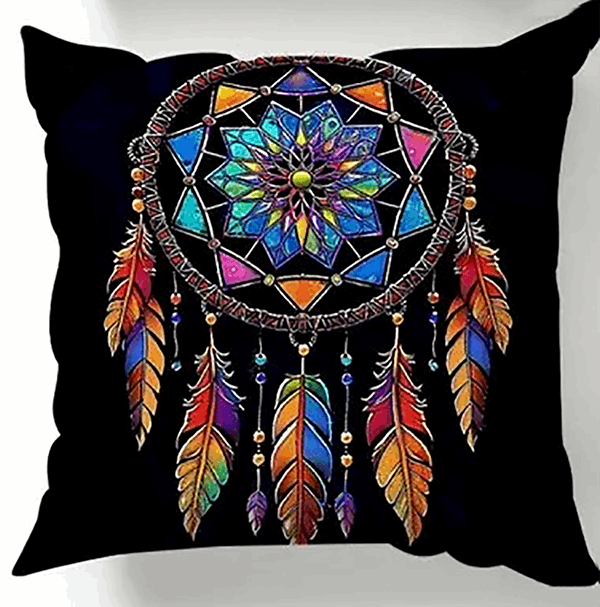 Dreamcatcher Colourful Cushion - Style C