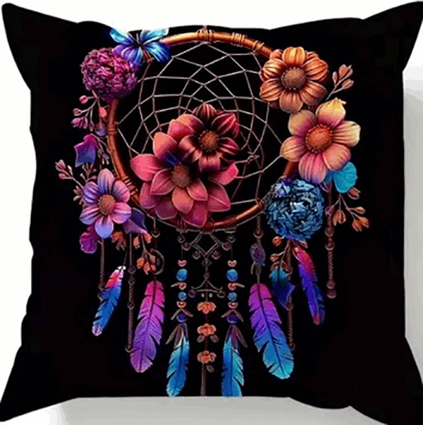 Dreamcatcher Colourful Cushion - Style A