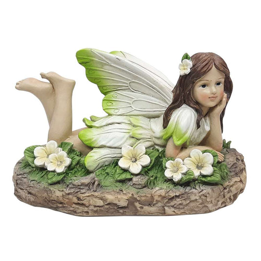 Solar Garden Fairy in Springtime 26cm Tall (with Solar Lighting)