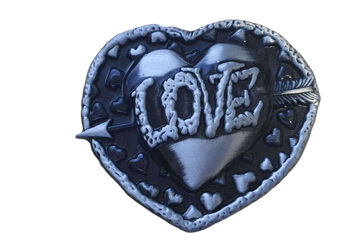 Love Heart with Arrow Belt Buckle