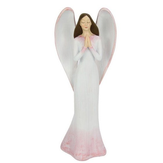 Praying Angel 24cm tall - Pink