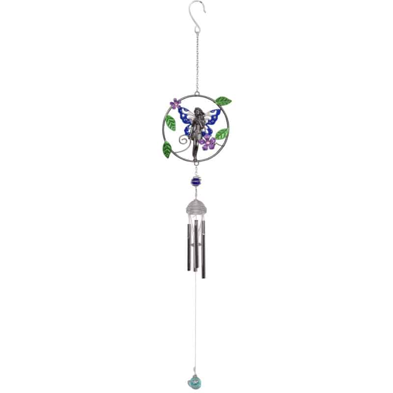 Pewter Fairy in Ring Windchime