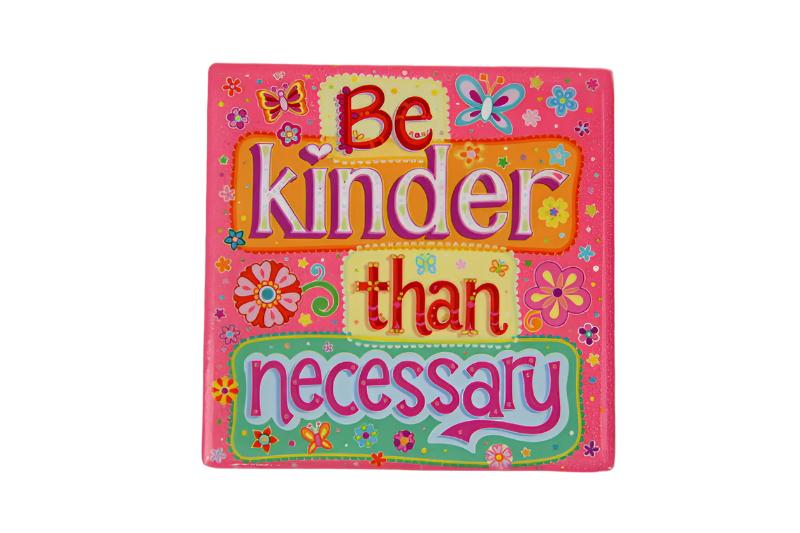 Magnet - Happy and Joyful - "Be Kinder than Necessary"