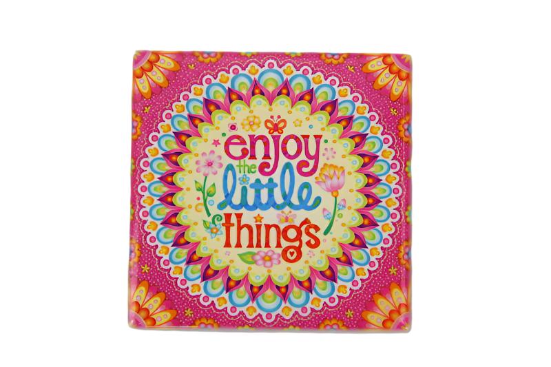 Magnet - Happy and Joyful - "Enjoy little things"