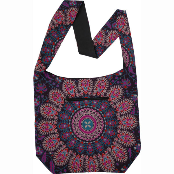 Purple Mandala Shoulder Bag