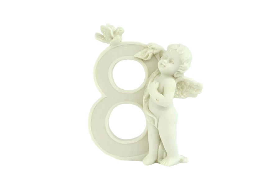 Cherub Number Eight Figurine small