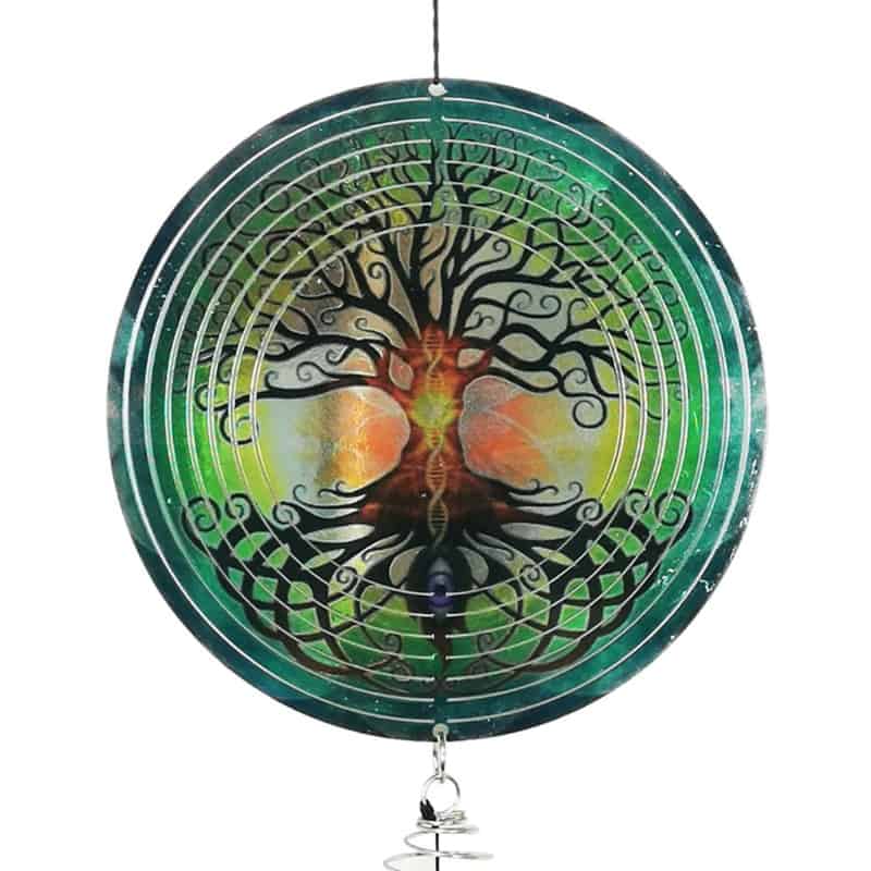 Tree of Life Rainbow Wind Spinner and Sun Catcher Medium